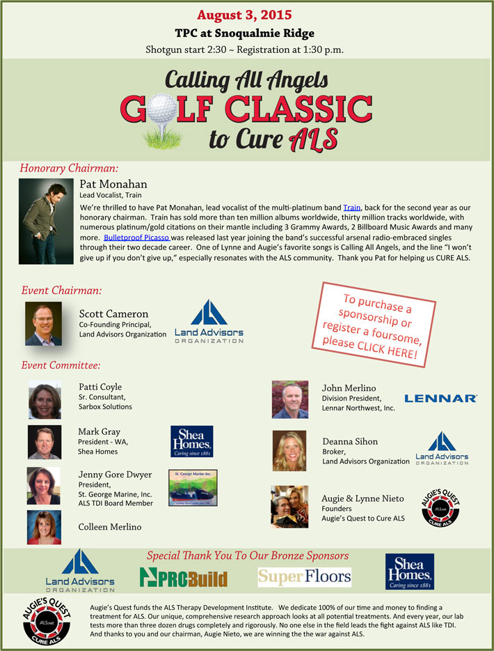 Calling All Angels Golf Classic to Cure ALS