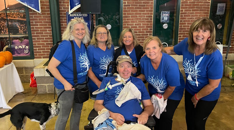 Attendees at the Dance Away ALS event.