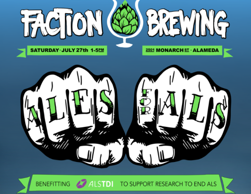 Ales for ALS Festival at Faction Brewing